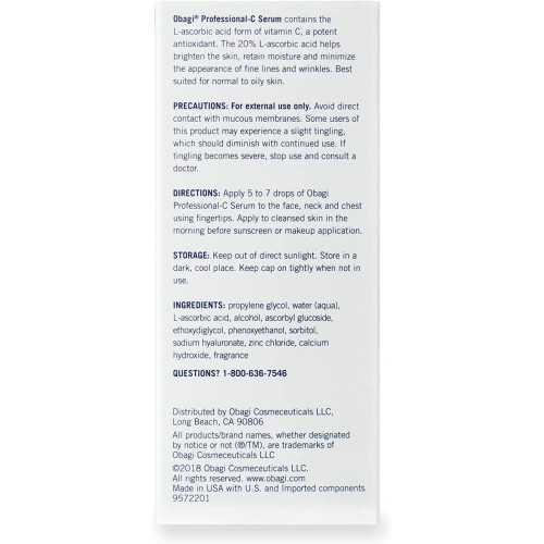 OBAGI VIT-C 20% SERUM 30ML OBAGI VIT-C 20% SERUM 30ML